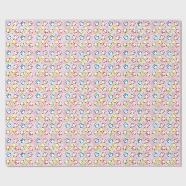 Barn Colorful Uggla eller Studenten Presentpapper (Platt)