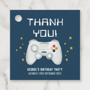 Barn Coola Blue Gaming Tack Boys Birthday Gåvor Etiketter