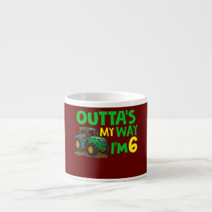 Barn Coola Farm Tractor 6e Birthday Gift Tee Espressomugg