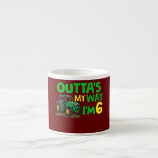 Barn Coola Farm Tractor 6e Birthday Gift Tee Espressomugg