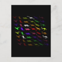 Barn coola regnbåge färglös söt dinosaur