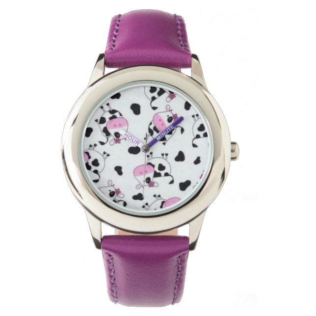 Barn Cow Designad Watch Armbandsur (Framsida)