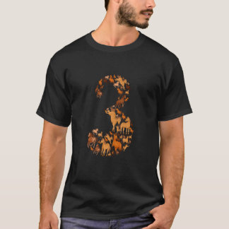 Barn Cute Horse 3:e födelsedagen T Shirt