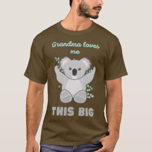 Barn Cute Koala Bear Grandma Kärlek Me T Shirt