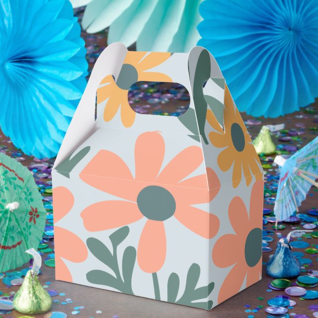 Barn Cute Ladybug Polka punkt Daisy Flower Mönster Presentaskar (Part)