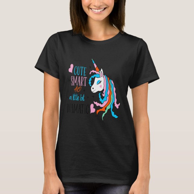 Barn Cute smart och lite dramatisk T Shirt (Framsida)