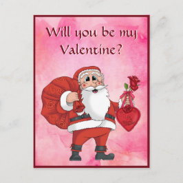 Barn Cute Valentindagen Vykort