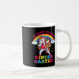 Barn Dabbar Enhörning Jag är redo att rocka försko Kaffemugg