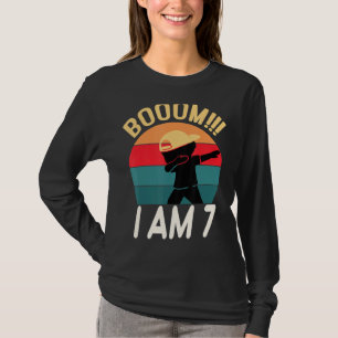 Barn Dabbing Birthday 7 Years Old Birthday Outfit T Shirt