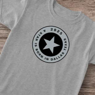 Barn Dallas Texas Star Born Sports Collective Fit T Shirt