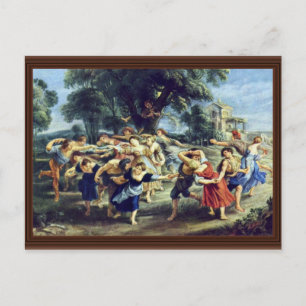 Barn Dance by Rubens Peter Paul (Best Quality) Vykort