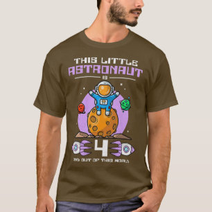 Barn den här lilla astronauten är 4 år gammal och  t shirt