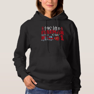 Barn Den här lilla brandmannen är nu 1 brand Lastb T Shirt