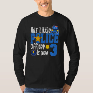 Barn Den här lilla polismannen är nu 3:e året T Shirt