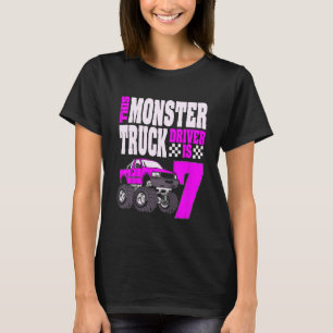 Barn Den här monsterdrivrutinen Lastbil är 7 på fö T Shirt