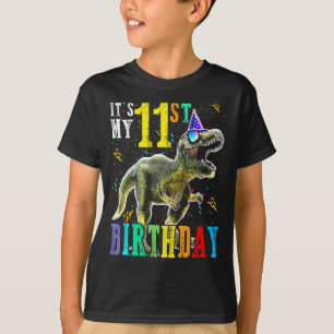 Barn Det är min 11:a födelsedag Lycklig 11-åriga d T Shirt