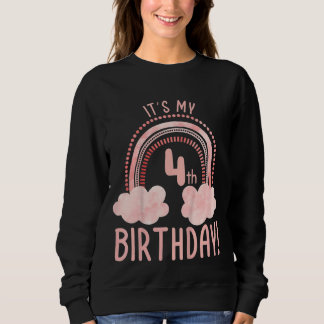 Barn Det är min 4e födelsedagen 4 år gamla fjärde  T Shirt