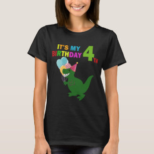 Barn Det är min 4e födelsedagen Lycklig 4-åriga do T Shirt