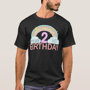 Barn Det är min andra födelsedag två år gamla G T Shirt