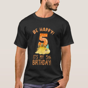 Barn Det är min femte födelsedag 5 år gammal femte T Shirt