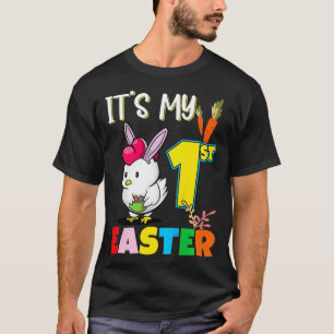 Barn Det är min första Påsk-födelsedag Baby P T Shirt