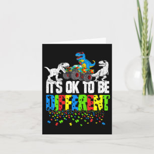 Barn det är okej att vara annorlunda "Autism Aware Kort