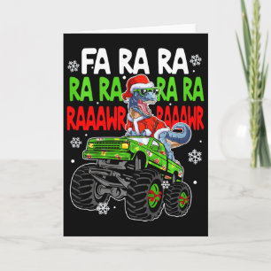 Barn Dino Fa Ra Ra Rawr Dinosaur Monster Truck Jul Kort