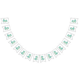 Barn Dino Mite! Cute Dinosaur Birthday T Rex Vimplar