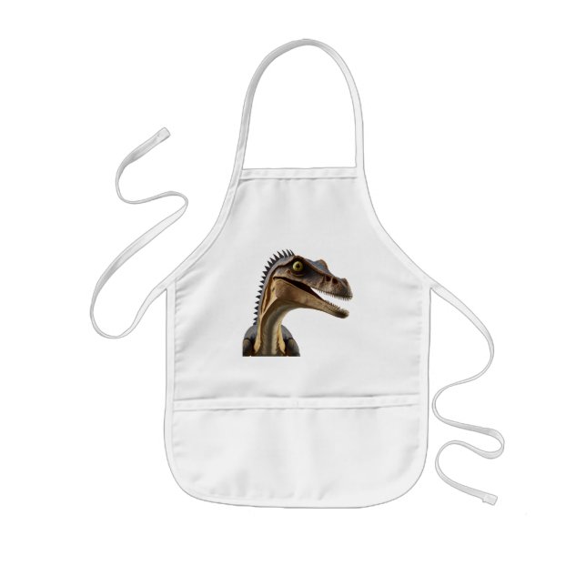 Barn Dinosaur Apron Barnförkläde (Framsidan)
