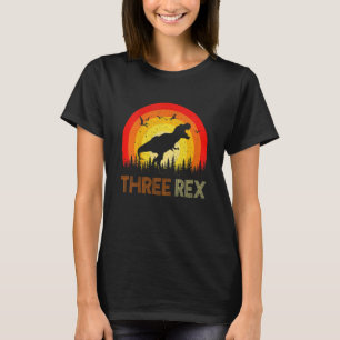 Barn Dinosaur Trex I är 3 år gammal, 3:e rex B T Shirt