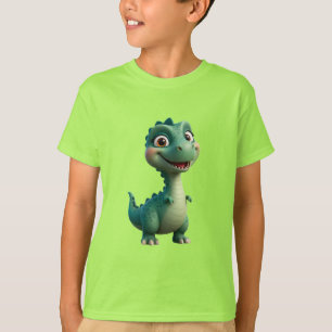 Barn Dinosaure Karaktär för Barn T Shirt