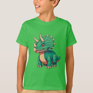 Barn Dinosaure Karaktär för Barn T Shirt