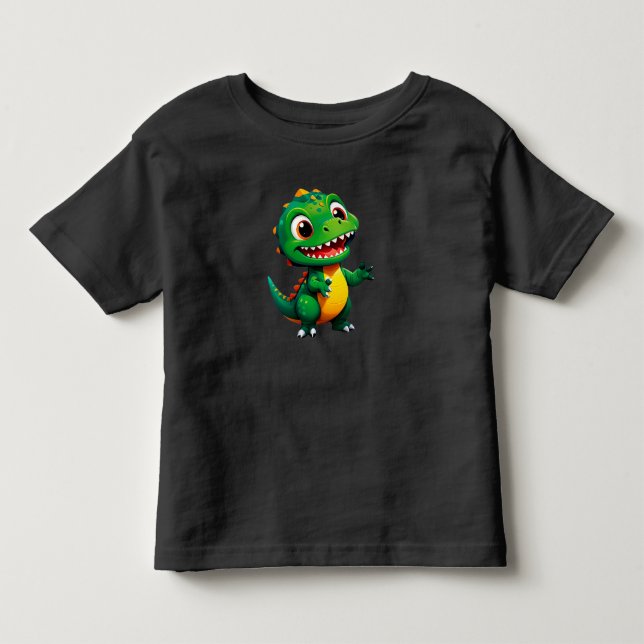 Barn Dinosaure Karaktär för Barn T Shirt (Framsida)