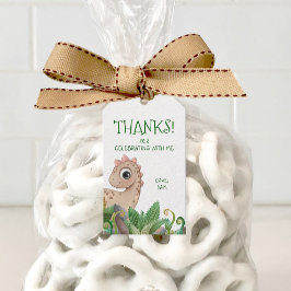 Barn Dinosaure Tack Presentetikett