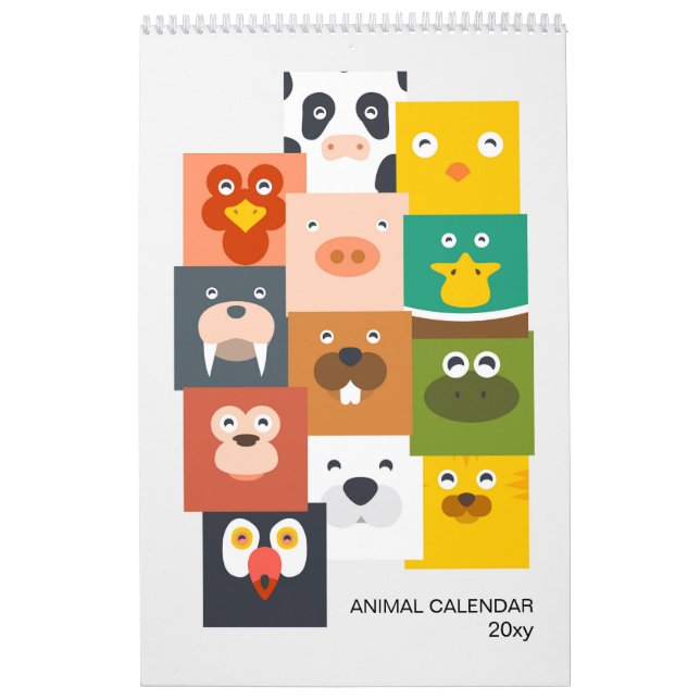 Barn - djurkalender kalender (Omslag)
