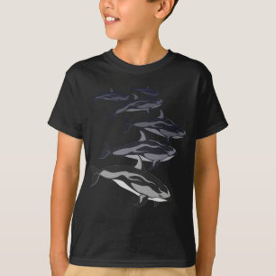 Barn Dolphin Shirt Anpassningsbar Dolphin Art T-sh T