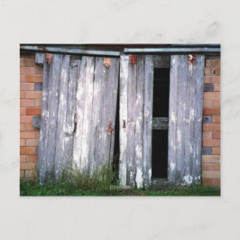 Barn Doors Old Byggnad Barns Photo Vykort