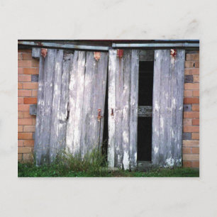 Barn Doors Old Byggnad Barns Photo Vykort