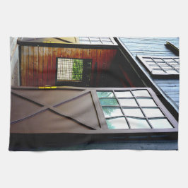 Barn-dörrperspektiv Kökshandduk