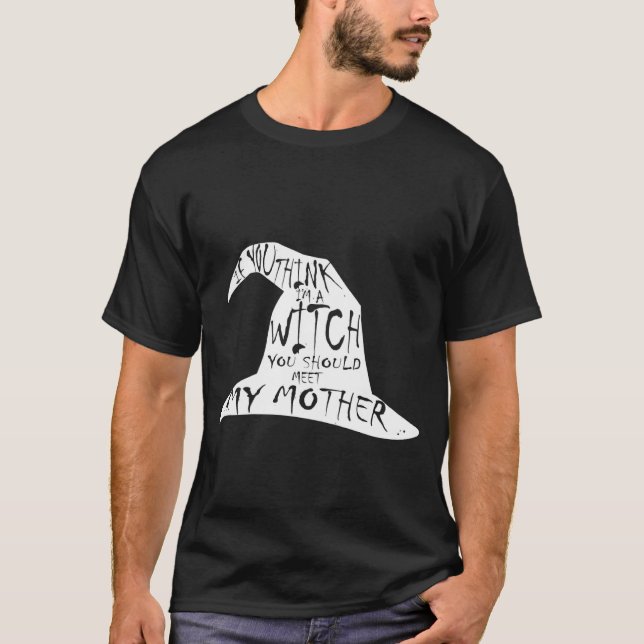 Barn Dotter Till Mor Salem Häxa Basic Gotisk C T Shirt (Framsida)