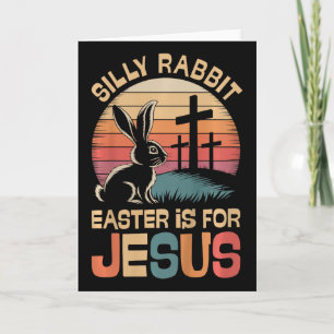 Barn Dumma Kanin Påsk Är För Jesus Barn Småbarn Kort