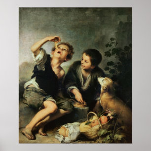 Barn Eating a Paj, 1670-75 Poster