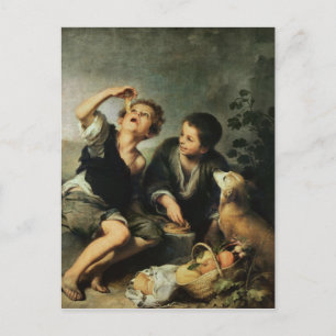Barn Eating a Paj, 1670-75 Vykort