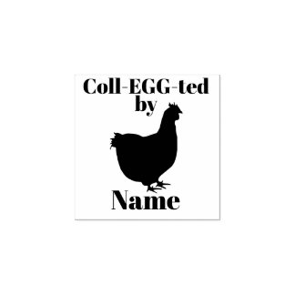 Barn Egg Frimärke - Rhode island Red Hen Stämpel