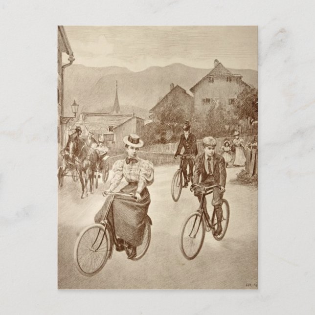 Barn Empress Elisabeth: Gisela & Prince Rudolf Vykort (Framsida)