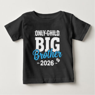 Barn Endast barn överstruket storebror 2026 T Shirt