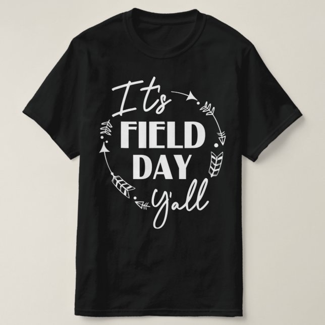 Barn fält dag , fält dag-service för lärare 64 t shirt (Design framsida)