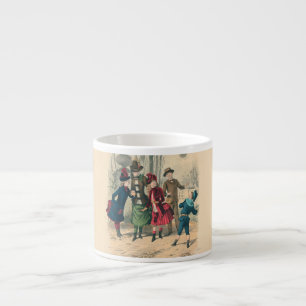 Barn Family Antique Victorian Chilld Espressomugg