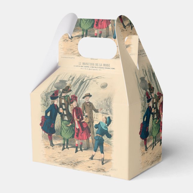 Barn Family Antique Victorian Chilld Presentaskar (Framsidan Sidan)