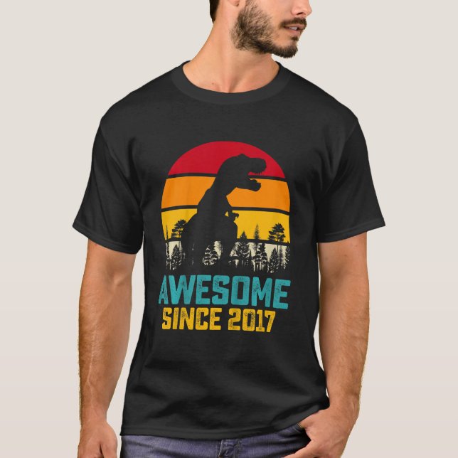 Barn Fantastisk sedan 2017, 5-åriga barn, 5 år gam T Shirt (Framsida)